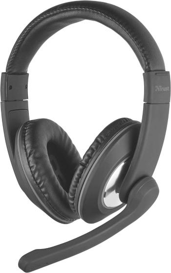 Trust Reno headset k PC jack 3,5 mm káblový cez uši čierna