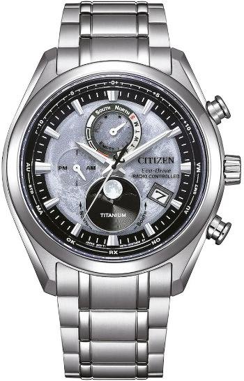 Citizen Tsukiyomi Moonphase Eco-Drive Radio Controlled Super Titanium BY1010-81H