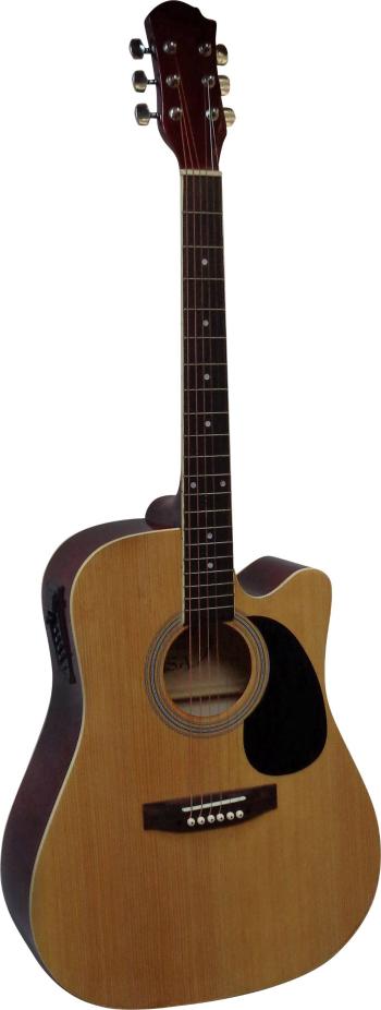 MSA Musikinstrumente CW 195 elektrická westernová gitara 4/4 prírodná