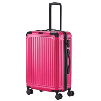 Travelite Skořepinový cestovní kufr Cruise 4w M Pink 65 l