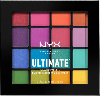NYX Professional Makeup Ultimate Shadow Paletka 16 očných tieňov - Brights 13.28 g