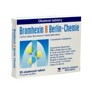 Bromhexin 8 Berlin-Chemie tbl.obd.25 x 8 mg