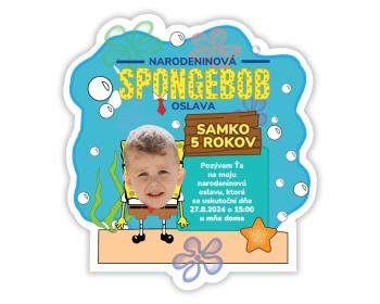 Personal Personalizované pozvánky 6 ks - Spongebob