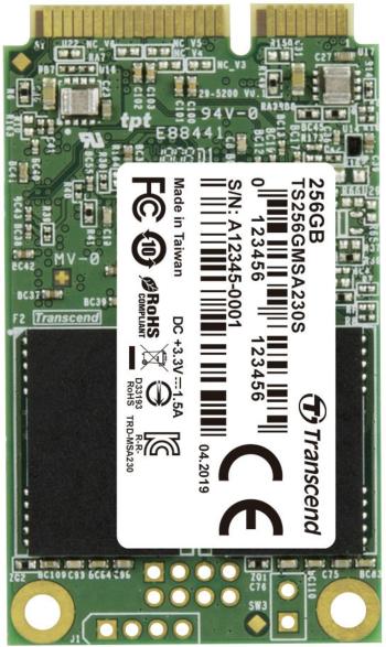 Transcend 230S 256 GB interný mSATA SSD pevný disk mSATA Retail TS256GMSA230S