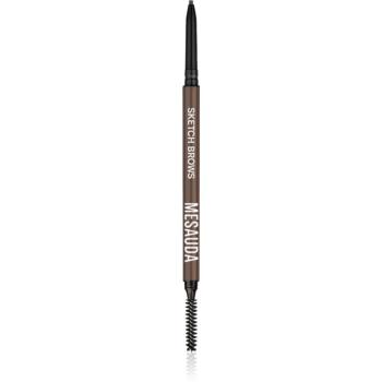 Mesauda Milano Sketch Brows automatická ceruzka na obočie s kefkou odtieň 103 Auburn 0,09 g