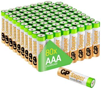 GP Batteries Super mikrotužková batérie typu AAA  alkalicko-mangánová  1.5 V 80 ks