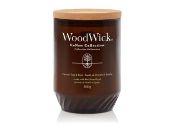 WoodWick Vonná sviečka ReNew sklo veľké Tomato Leaf & Basil 368 g