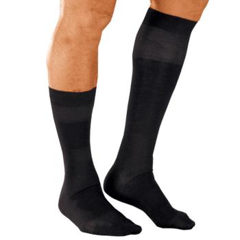 Blancheporte Ponožky s masážnym efektom zo škótskej bavlny, 2 páry čierna 43/46