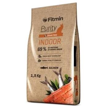 Fitmin Purity Cat Indoor s čerstvým lososom pre mačky chované v byte 1,5 kg (8595237013555)