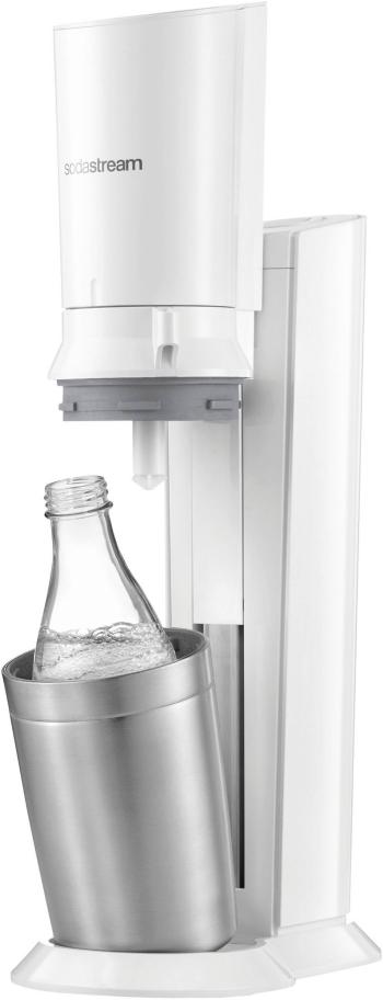 Sodastream sóda Crystal 1.0 biela sodovkovač, vr. 1 sklenenej nádoby, a 1 CO2 nádoba