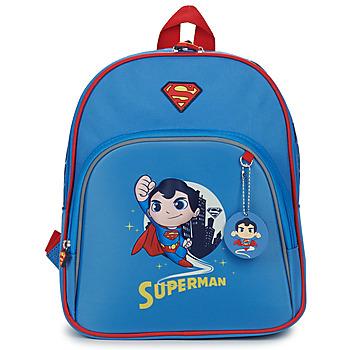 Back To School  Ruksaky a batohy SUPER FRIENDS SAC A DOS SUPERMAN  Modrá