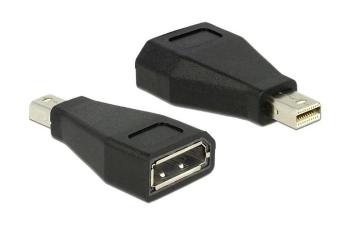 DELOCK ADAPTER DISPLAYPORT MINI SAMEC > DISPLAYPORT SAMICE, CIERNY, 65238