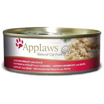 Applaws konzerva Cat kuracie prsia a kačka 156 g (5060122494205)