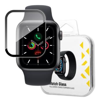 MG Watch Glass ochranné sklo na Apple Watch 4/5/6/SE 44mm, čierne