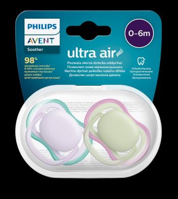 PHILIPS AVENT Cumlík Ultra air neutral 0-6m dievča fialová 2 ks