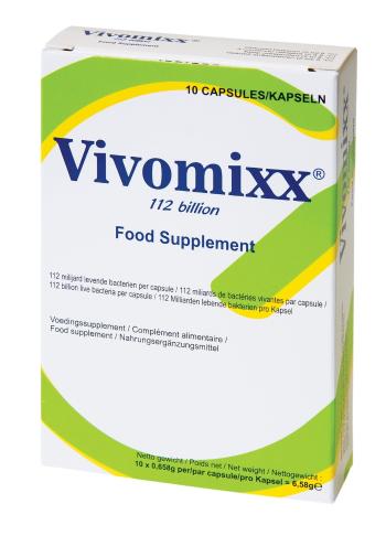Vivomixx Probiotické zažívacie 112 miliárd priateľských baktérií 10 kapsúl