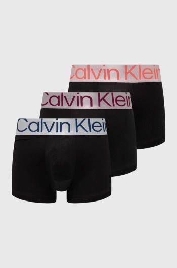 Boxerky Calvin Klein Underwear 3-pak pánske, čierna farba, 000NB3074A