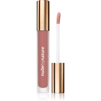 Nude by Nature Satin Liquid Lipstick krémový rúž so saténovým finišom odtieň 04 Soft Petal 3,75 ml