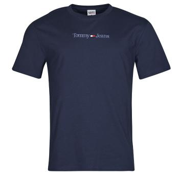 Tommy Jeans  TJM CLSC SMALL TEXT TEE  Tričká s krátkym rukávom Námornícka modrá