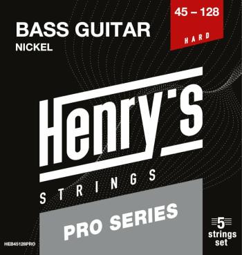 Henry's PRO Nickel 45-128 Struny pre 5-strunovú basgitaru