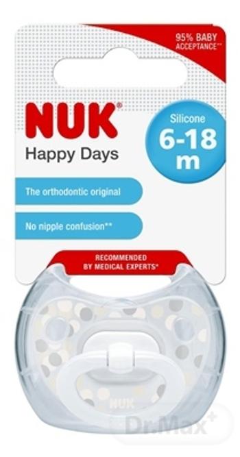 NUK CUMLÍK CLASSIC HAPPY DAYS V2-Silikón Box