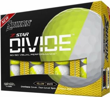 Srixon Z-Star Divide 8 Golf Balls White/Tour Yellow