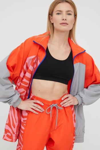 Športová bunda adidas by Stella McCartney H59949 oranžová farba, prechodná, oversize
