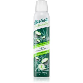 Batiste Naturally Coconut & Hemp suchý šampón pre absorpciu prebytočného mazu a pre osvieženie vlasov 200 ml