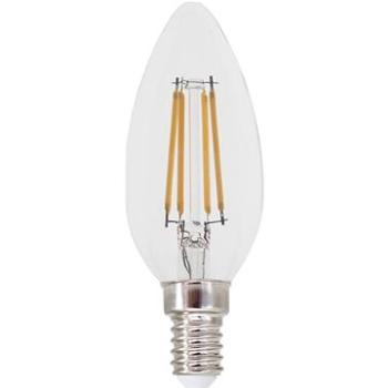 LED Filament Candle žárovka čirá C35 4W/230V/E14/4000K/490Lm/360° (FLAM4NW)