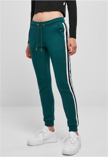 Urban Classics Ladies College Contrast Sweatpants jasper/white/black - XL