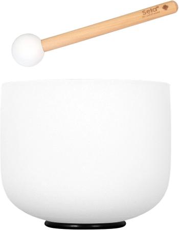 Sela 10" Crystal Singing Bowl Frosted 440 Hz E incl. 1 Wood Mallet Spievajúca miska 10"