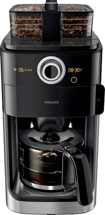 Philips HD7769/00 Grind und Brew kávovar čierna, nerezová oceľ  Pripraví šálok naraz=12 s mlynčekom, funkcia časovača, d