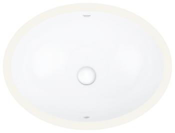 GROHE - Bau Ceramic Umývadlo s prepadom, 560x420 mm, alpská biela 39423000