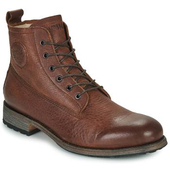 Blackstone  MID LACE UP BOOT FUR  Polokozačky Hnedá