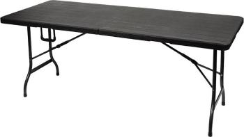 Perel folding table wood kempingový stolík čierna FP180W Zaťažiteľnosť (hmotnosť) (max.) 100 kg