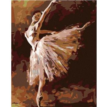 Maľovanie podľa čísel – Baletka stojaca na jednej nohe (HRAmal00815nad)