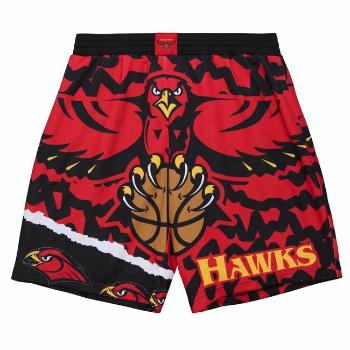 Mitchell & Ness shorts Atlanta Hawks Jumbotron 2.0 Submimated Mesh Shorts red/black - XL