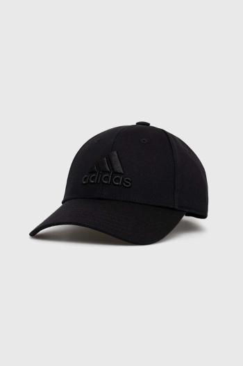 Šiltovka adidas Performance čierna farba, s nášivkou