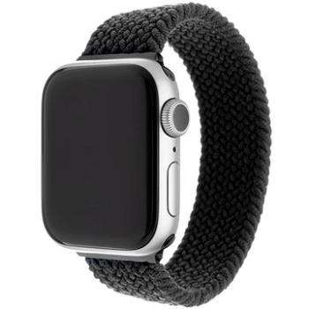 FIXED Elastic Nylon Strap pre Apple Watch 38/40/41mm veľkosť L čierny (FIXENST-436-L-BK)
