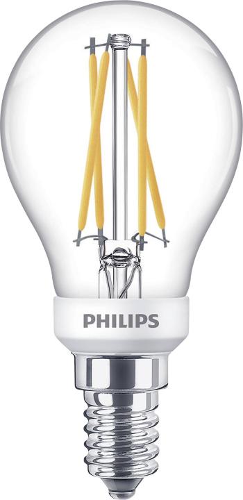 Philips Lighting 871951432417600 LED  En.trieda 2021 D (A - G) E14 kvapkový tvar 2 W = 25 W teplá biela (Ø x d) 45 mm x