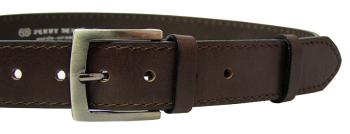 Penny Belts Pánsky kožený opasok 25-1-40 brown 95 cm