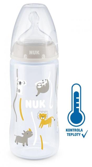 NUK FC+ fľaša s kontrolou teploty 300 ml - béžová