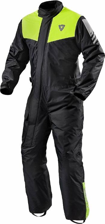 Rev'it! Rainsuit Pacific 3 H2O Black/Neon Yellow 2XL