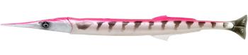 Savage gear gumová nástraha 3d line thru needlefish pulse tail pink barracuda - 30 cm 66 g