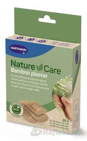 Nature Care Bamboo plaster náplasť priedušná, 3 veľkosti (25x72 mm, 30x40 mm, 40x60 mm) 20 ks