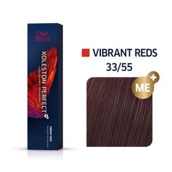 Wella Professionals Koleston Perfect Me+ Vibrant Reds profesionálna permanentná farba na vlasy 33/55 60 ml