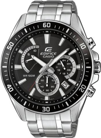 Casio chronografické náramkové hodinky EFR-552D-1AVUEF (d x š x v) 53 x 47 x 12.3 mm strieborná Materiál puzdra=nerezová