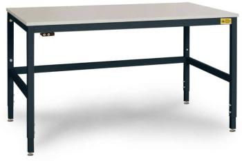 Manuflex LC3118.7016 ESD pracovný stôl CANTOLAB Spezial s melamínovou doskou, š xhxv = 2000 x 800 x 752-952 mm  Farba: a