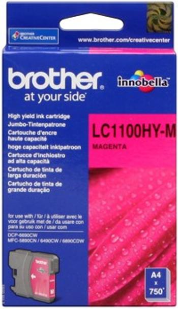 Brother LC-1100HYM purpurová (magenta) originálna cartridge