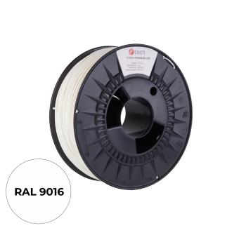 Tlačová struna (filament) C-TECH PREMIUM LINE, PLA, dopravná červená, RAL3020, 1,75mm, 1kg